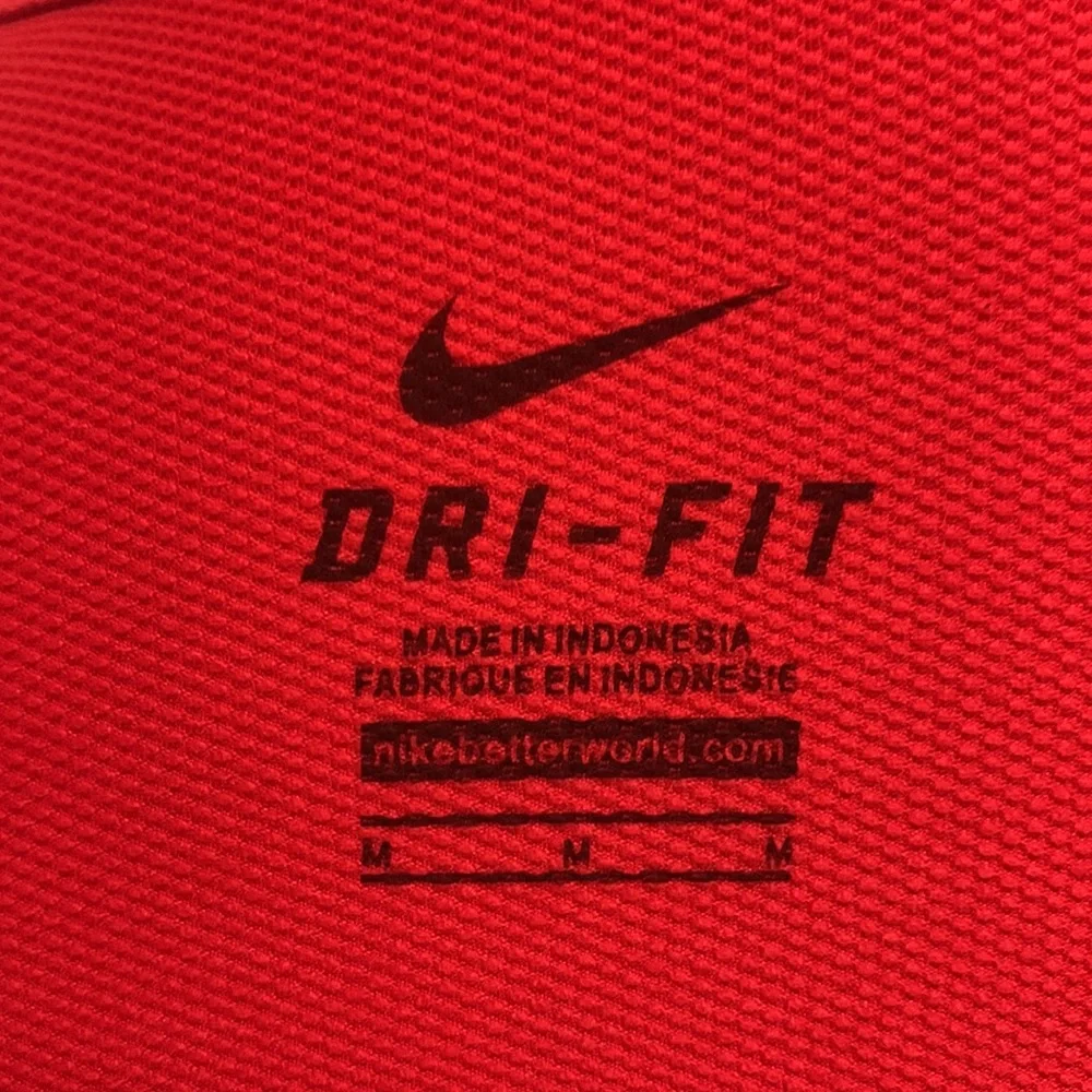 NIKE Ole Miss Red Dri-Fit Polo Shirt